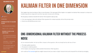 Náhled na tutoriál Kalmanova filtru