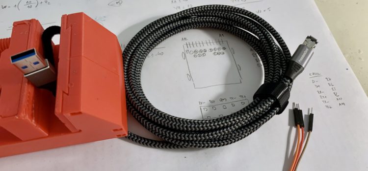 Ukázka ověřování zapojení kabelu