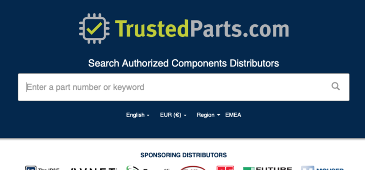 TrustedParts.com screenshot