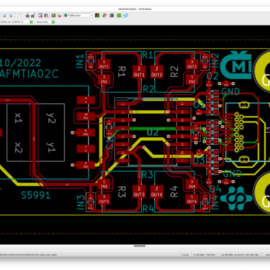PCB layout work on a new board