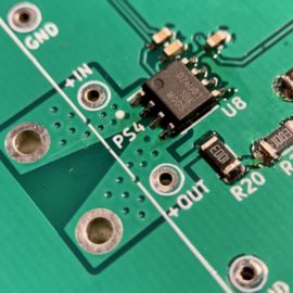 Hall current sensor soldering and replacing