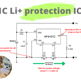 Li pack protection IC