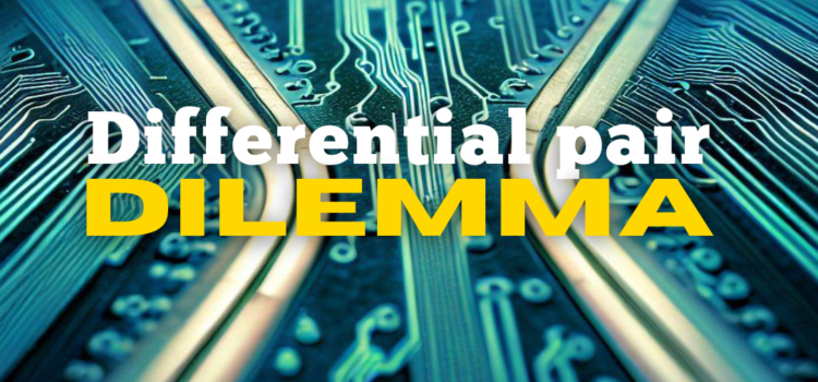 Differential pairs can be standardized and their parameters shared by all PCB manufacturers