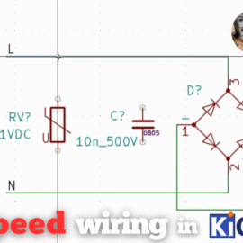 Speed wiring in KiCAD