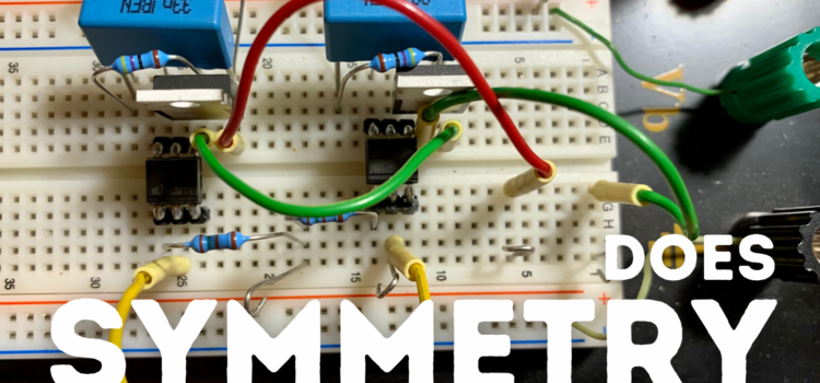 Breadboard with simple electronic components